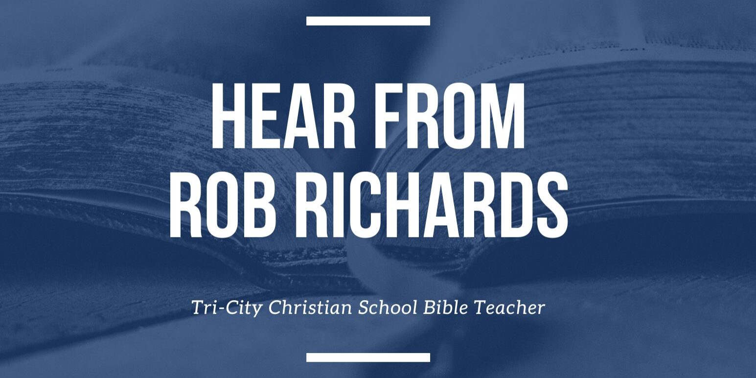 hEAR FROM ROB RICHARDS